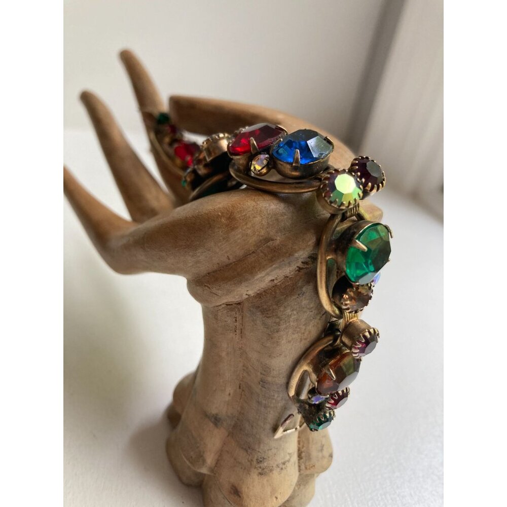 Weiss Multi Color Rhinestone Bracelet -READ - Picture 10 of 16